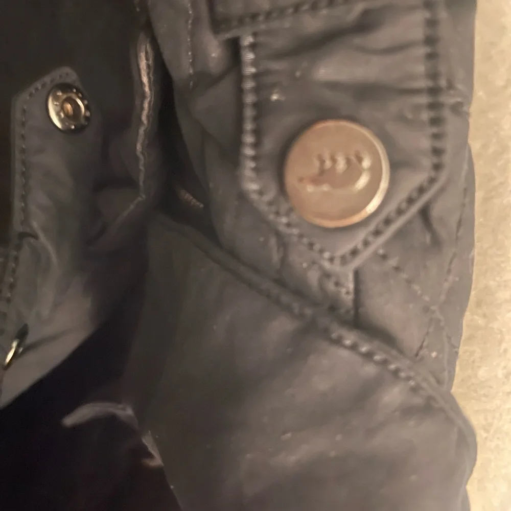 Sorel black goose down moto jacket. - Picture 6 of 16